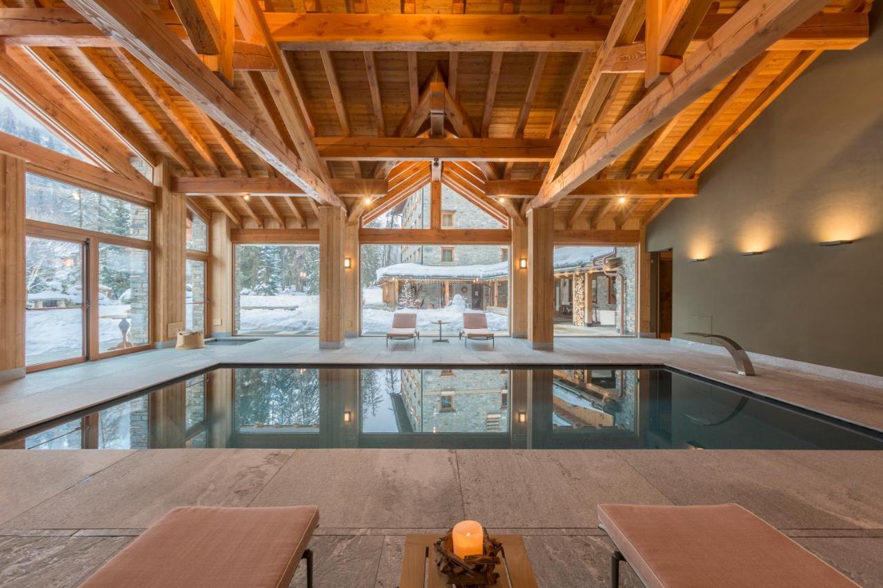 Chalet Eden Eco Hotel, Restaurant & Wellness La Thuile Bagian luar foto